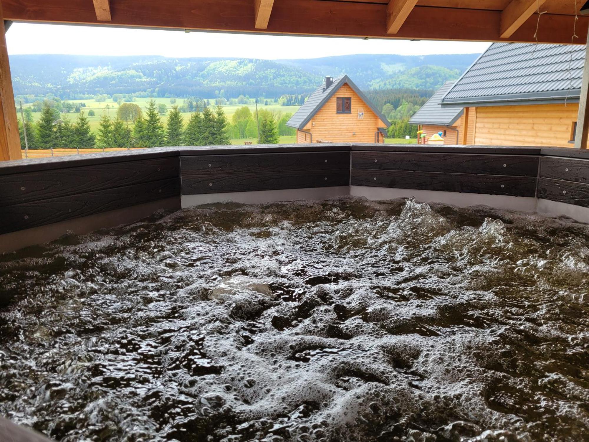 Osada Orlica Klimatyczne Domki Z Widokiem Na Gory I Termalnym Spa Sauna Jacuzzi 4 Km Od Zieleniec Ski Arena Lasowka Eksteriør bilde