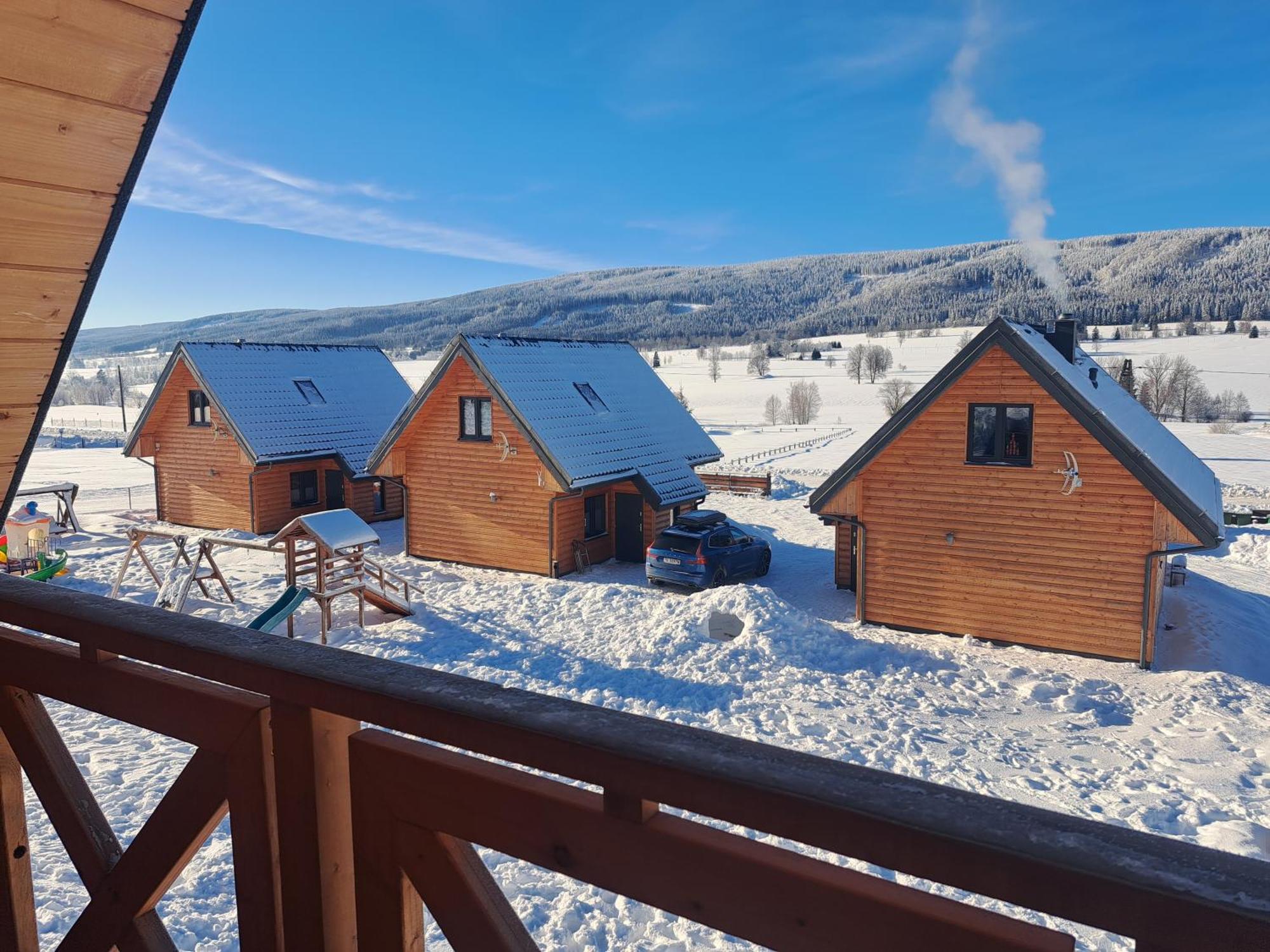 Osada Orlica Klimatyczne Domki Z Widokiem Na Gory I Termalnym Spa Sauna Jacuzzi 4 Km Od Zieleniec Ski Arena Lasowka Eksteriør bilde