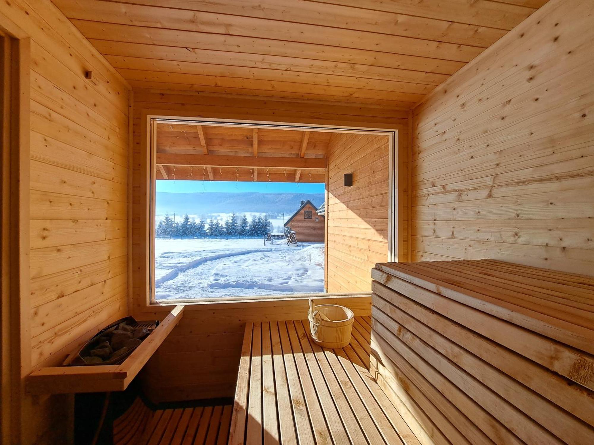Osada Orlica Klimatyczne Domki Z Widokiem Na Gory I Termalnym Spa Sauna Jacuzzi 4 Km Od Zieleniec Ski Arena Lasowka Eksteriør bilde